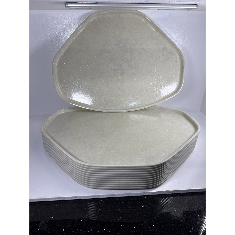 🇺🇸🇺🇸Cambro  fiberglass‎  Camtray 6 Sided Cafeteria Lunch Docking Tray New